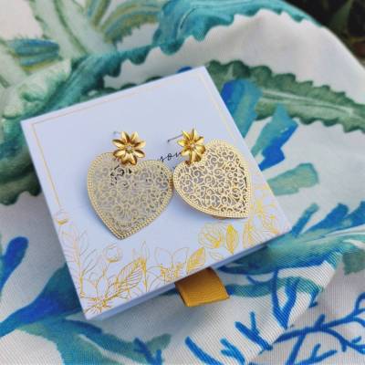 Ohrstecker "Herzblümerl"