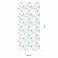 2 x 0,9 m selbstklebende Folie - Floral weiß/grün (16,66 €/m²) Klebefolie Dekorfolie Möbelfolie Bild 2