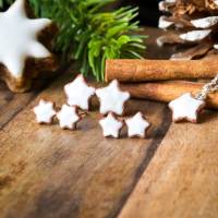 Zimtstern Mini - Ohrstecker Miniaturefood - Weihnachten - Mini - Cookies Bild 7