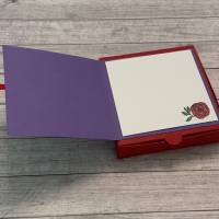 Geschenkverpackung / Gastgeschenk mit integrierter Grußkarte, Goodie, Mitbringsel, Geldgeschenk zum Geburtstag, Pizzabox Bild 3