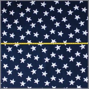 Baumwollstoff - lächelnde Sterne - dunkelblau - ab 25 cm Bild 3