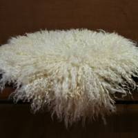 Kissen aus Wolllocken vom Zackelschaf - handgefilzt ohne Lederrückseite Bild 2