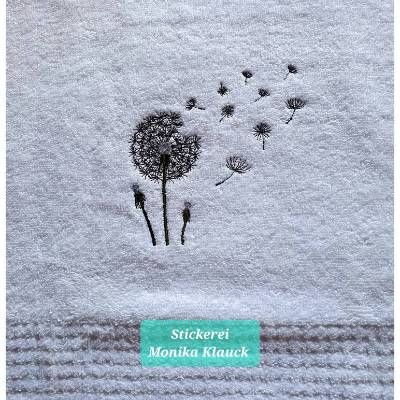 Handtuch, weiß, 50 x 100, mit Motiv "love faith hope"