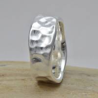Silberring "Epa" mit plasischer, organischer Form, ausdrucksvoller Ring Silber 925 Bild 1