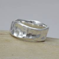 Silberring "Epa" mit plasischer, organischer Form, ausdrucksvoller Ring Silber 925 Bild 4
