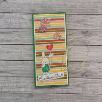 Geschenkverpackung für eine Tafel Schokolade mit integrierter Grußkarte, Gutschein, Geburtstag, Goodie, Handarbeit Bild 4