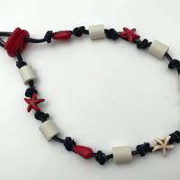 EM Keramik Halsband, Halskette, Schmuckband, Armband für Hund und Mensch - Red Sea Star Bild 3