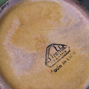 Strehla Vase Fat Lava Keramik  15,5 cm DDR 60er 70er Jahre Bild 8