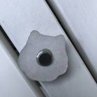 Niedliche Magnete aus Beton, Eule in verschiedenen Farben, 3,5 cm Bild 2