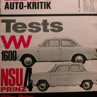 mot Auto-Kritik  Nr.2      14.1.  1967  -   Test  VW 1600 / NSU Prinz 4 Bild 1