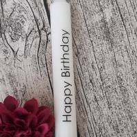 Stabkerzen zum Geburtstag ~ Kerzen " Happy Birthday" ~ Deko Kerze ~ Geburtstagskerze Bild 2