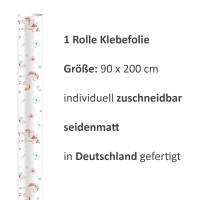 2 x 0,9 m selbstklebende Folie - Blumen pastell (16,66 €/m²) Klebefolie Dekorfolie Möbelfolie Bild 4