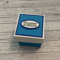 Explosionsbox / Geschenkverpackung „eine Geschenkidee für Männer & Frauen zum Geburtstag“, Handarbeit, Stampin’Up Bild 2