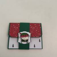 Gutscheinkarten Verpackungen mit Grußkartenfunktion zu Weihnachten, Geldgeschenk, Umschlag, Handarbeit, Stampin’Up Bild 3
