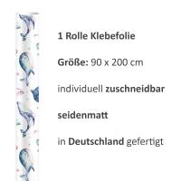 2 x 0,9 m selbstklebende Folie - Meerestiere (16,66 €/m²) Klebefolie Dekorfolie Möbelfolie Bild 4