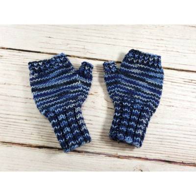 Fingerlose Handschuhe für Kleinkinder - Blau