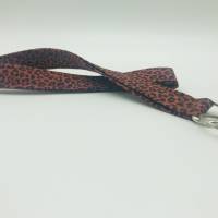 Find-mich-schneller Schlüsselband dusty mint,Schlüsselanhänger Leoparden Muster Bild 1