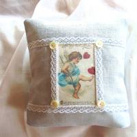 Lavendelkissen To my best Love so romantisch handgemacht von Hobbyhaus Bild 1