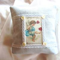 Lavendelkissen To my best Love so romantisch handgemacht von Hobbyhaus Bild 3