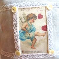 Lavendelkissen To my best Love so romantisch handgemacht von Hobbyhaus Bild 5