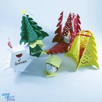 Plotterdatei – Weihnachtsgeschenk, Mitbringsel, Weihnachtsverpackung, Tannenbaum Dekoration, Adventskalender (001) Bild 10