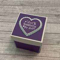 Explosionsbox Geschenkverpackung „eine Geschenkidee für die Mama oder Freundin zum Valentinstag“ Handarbeit, Stampin’Up Bild 2