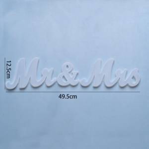Silikon Gießform Mr & Mrs Schriftzug, 495x125mmResin Epoxid Harz Form DIY Bild 4