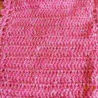 Handgehäkelter schöner rosa Schal,kuschelig und weich, Bild 4