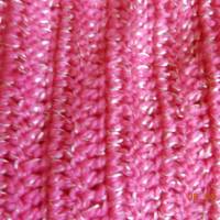 Handgehäkelter schöner rosa Schal,kuschelig und weich, Bild 6