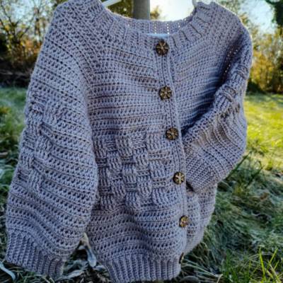 Häkelanleitung für KLEINE Baby/Kinderjacke ,,Cuute foGGy vest