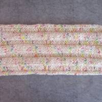 Schlauchschal,  gestrickt aus weicher Wolle, mit bunten Spots, Rundschal, Loop, Schal Bild 3