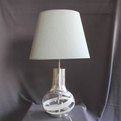 Doria Tischleuchte 1293/20 Vintage Glaslampe