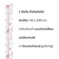2 x 0,9 m selbstklebende Folie - Regenbogen rosa (16,66 €/m²) Klebefolie Dekorfolie Möbelfolie Bild 4