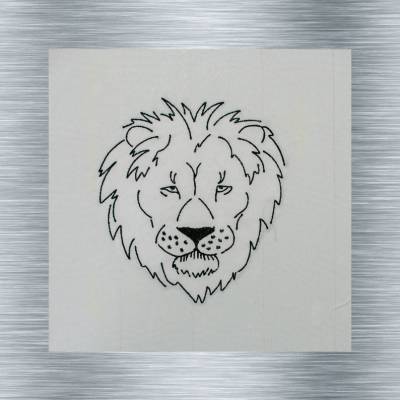 Stickdatei Löwe 1 - 13 x 18 Rahmen - Afrika Tiere, Wüstentiere, Steppentier Stickmotiv, digitale Stickdatei