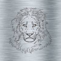 Stickdatei Löwenmähne - 13 x 18 Rahmen - Afrika Tiere, Wüstentiere, Steppentier Stickmotiv, digitale Stickdatei Bild 2