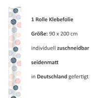 2 x 0,9 m selbstklebende Folie - Punkte (16,66 €/m²) Klebefolie Dekorfolie Möbelfolie Bild 4