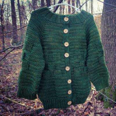 Häkelanleitung für GROßE Kinderjacke ,,Cuute foGGy vest