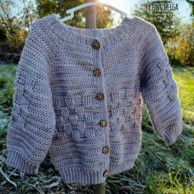 SPARPAKET für die 2 Häkelanleitungen: GROßE und KLEINE Kinder/Babyjacke ,,Cuute foGGy vest