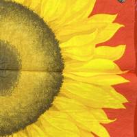 Serviette Sonnenblumen (77) -1 einzelne Serviette Bild 2