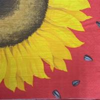 Serviette Sonnenblumen (77) -1 einzelne Serviette Bild 3