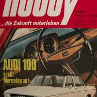 Hobby   Nr.25        11.12.1968 -  Audi 100 greift Mercedes an ! Bild 1