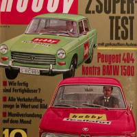 Hobby   Nr.10       8.5.1963    Peugeot 404 kontra BMW 1500 Bild 1