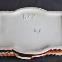 Deckeldose 30er Jahre Keramik Spritzguß Glasur Bild 5