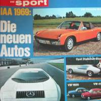 Sammelband-Auto Motor Sport -  Heft  -   September bis Dezember  1969 Bild 1