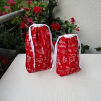 Geschenkbeutel Weihnachtsbeutel  Nikolausbeutel Verpackung nachhaltig Bild 2