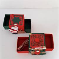 Weihnachten Geldgeschenk Wichtelgeschenk Geschenkbox 2 Stck. Bild 2