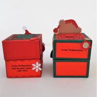 Weihnachten Geldgeschenk Wichtelgeschenk Geschenkbox 2 Stck. Bild 3