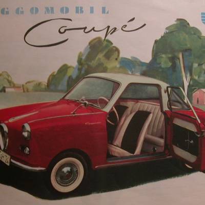 Firma Hansa Glas -  2 Prospekte Goggomobil Coupe 50/60 Jahre
