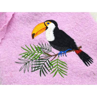 Stickdatei Tukan Vogel verschiedene Größen