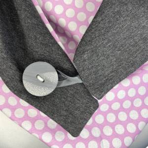 Pinkes Dreieckstuch mit Polka Dots für Damen *Mamasign* Bild 6